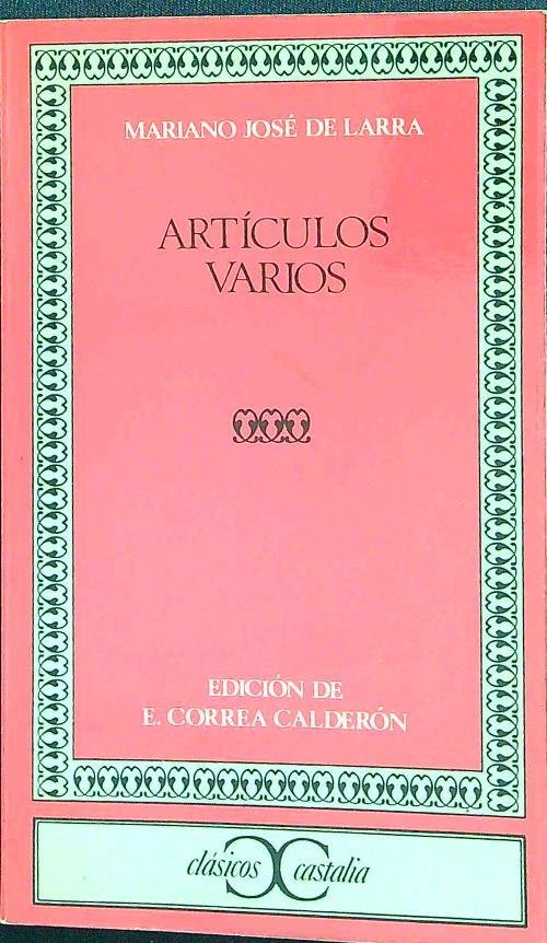 Articulos varios - copertina