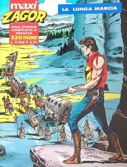 La lunga marcia. Maxi Zagor n.2 - Moreno Burattini - copertina