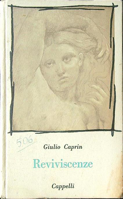 Reviviscenze - Giulio Caprin - copertina