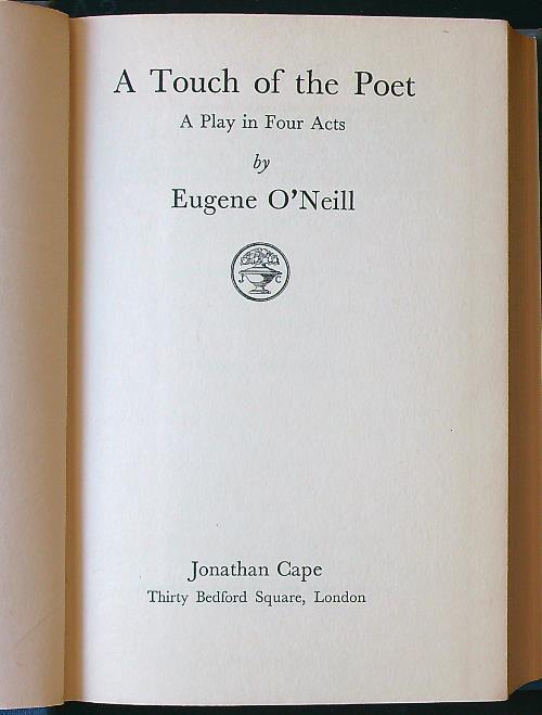 A Touch of the Poet - Eugene O'Neill - copertina