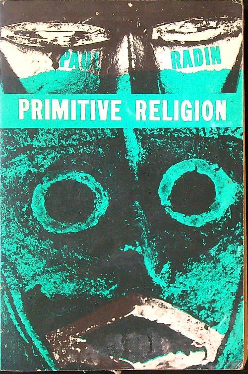 Primitive religion - Paul Radin - copertina