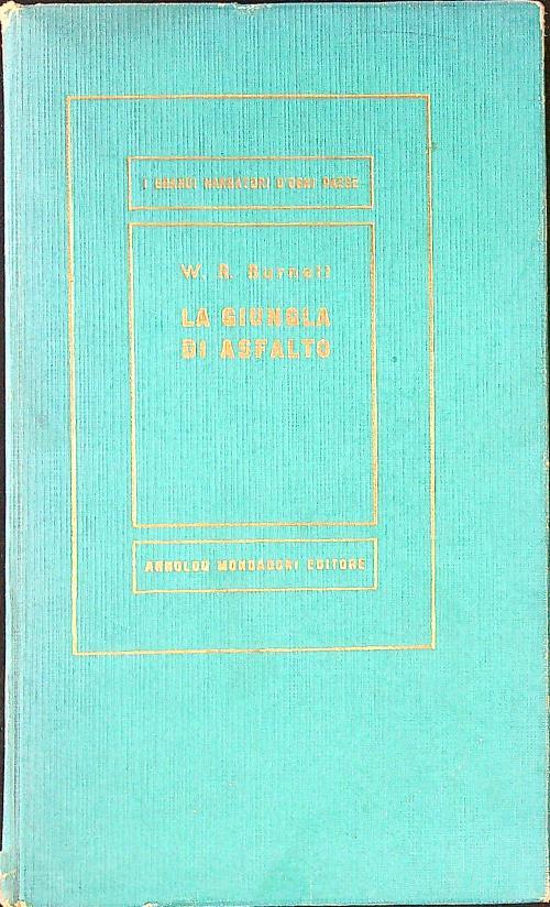 La giungla di asfalto - W. R. Burnett - copertina