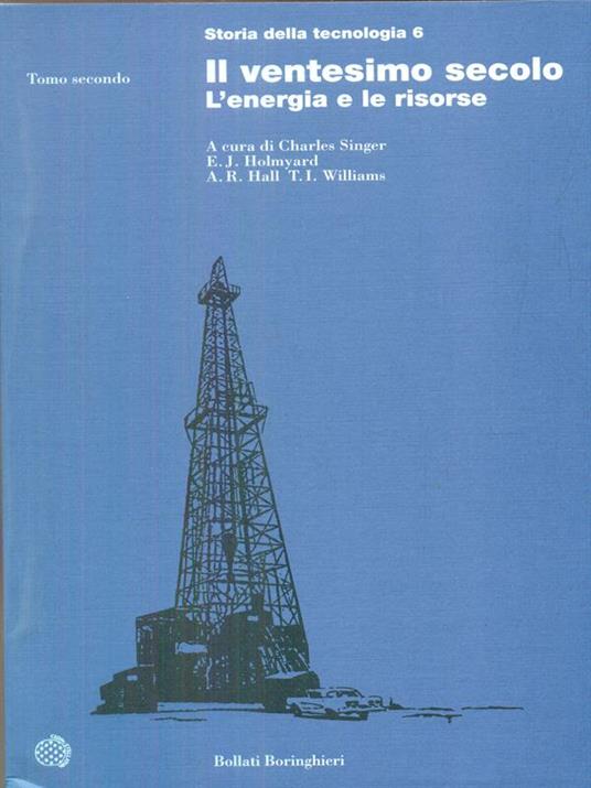 ventesimo secolo l'energia e le risorse - copertina