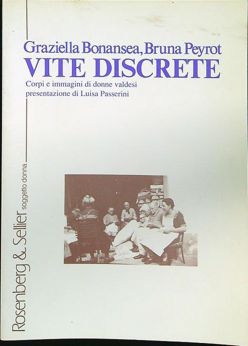 Vite discrete - Bonansea - copertina