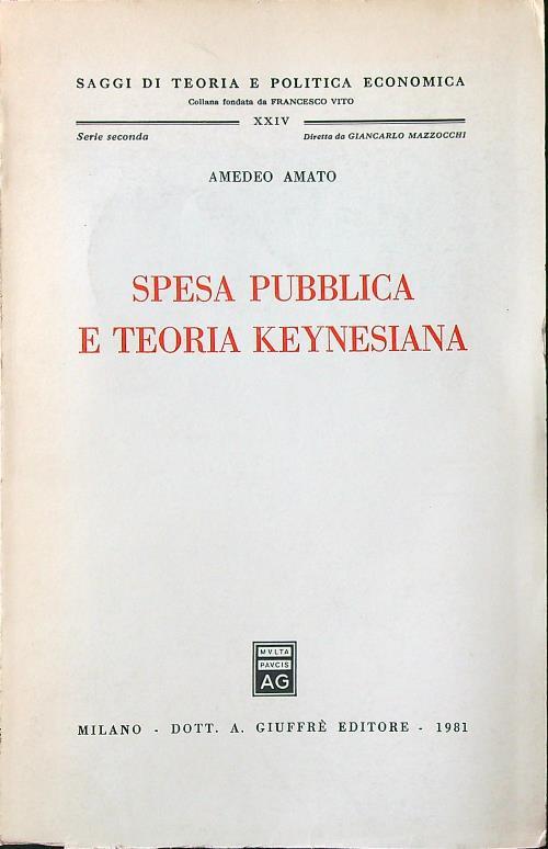 Spesa pubblica e teoria keynesiana