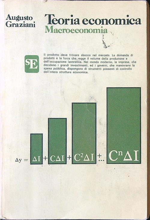 Teoria economica. Macroeconomia - Augusto Graziani - copertina