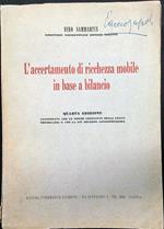 L' accertamento di ricchezza mobile in base al bilancio