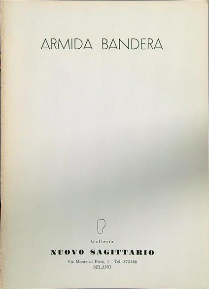 Armida Bandera - copertina