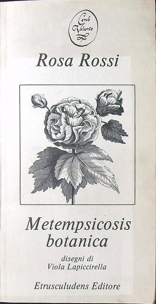 Metempsicosis botanica - Rosa Rossi - copertina