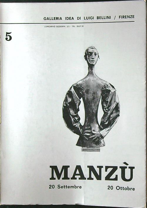 Manzù settembre-ottobre 1971 - Ragghianti - copertina