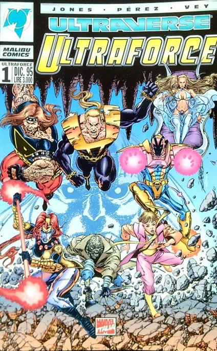 Ultraverse Ultraforce n.1/dicembre 1995 - copertina