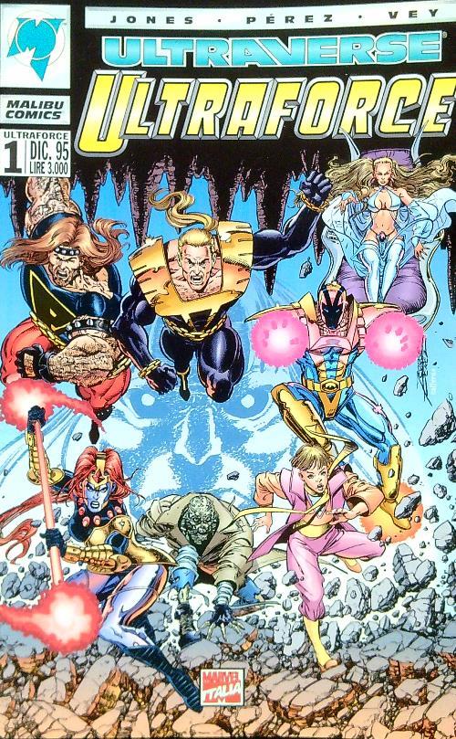 Ultraverse Ultraforce n.1/dicembre 1995 - copertina