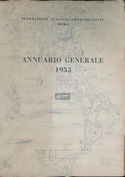 Annuario generale 1953 - copertina