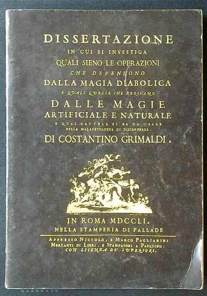 Le tre magie - Costantino Grimaldi - copertina