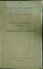 Tecnica e invenzione nell'opera di Giambattista Marino