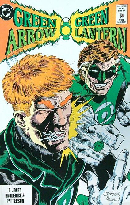 Green Arrow - Green Lantern n.21/dic 1991 - copertina