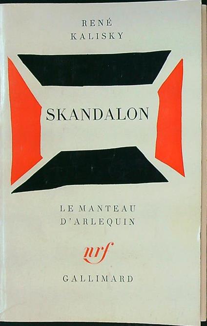 Le manteau d'Arlequin - Renè Kalisky - copertina