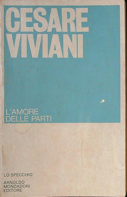 L' amore delle parti - Cesare Viviani - copertina