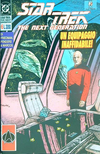 Star Trek: the next generation n. 6/dic 1995 - copertina