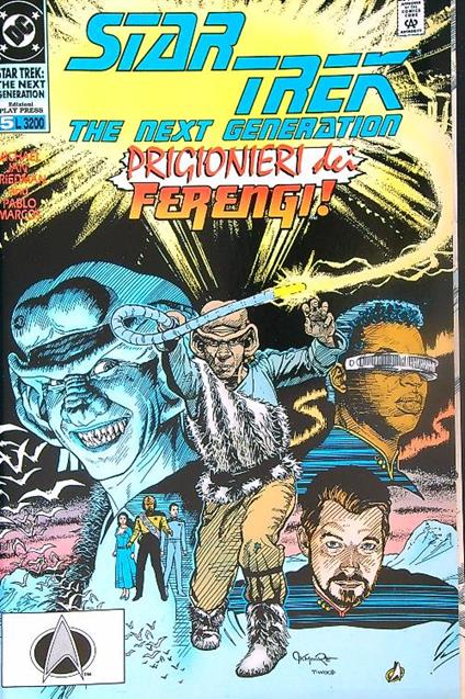 Star Trek: the next generation n.5/ottobre 1995 - copertina