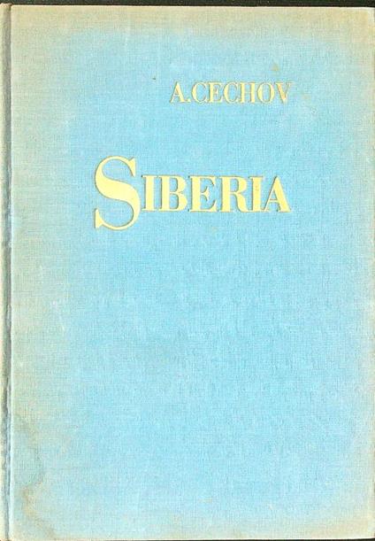 Siberia - A. Cechov - copertina