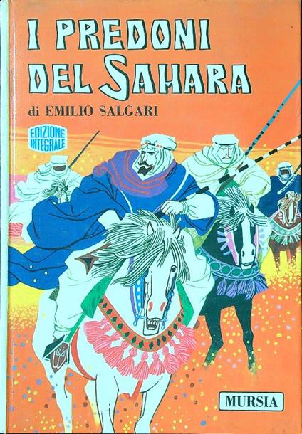 I predoni del Sahara - Emilio Salgari - copertina