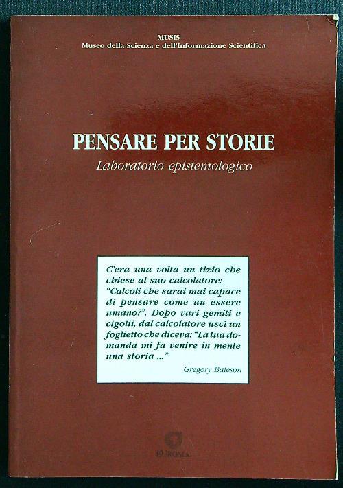Pensare per storie - copertina