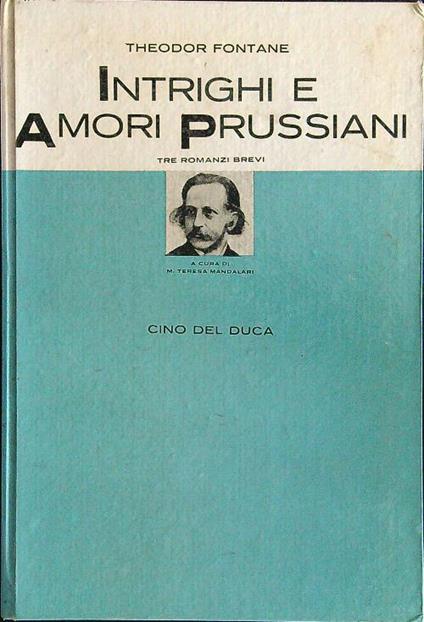 Intrighi e amori prussiani - Theodor Fontane - copertina