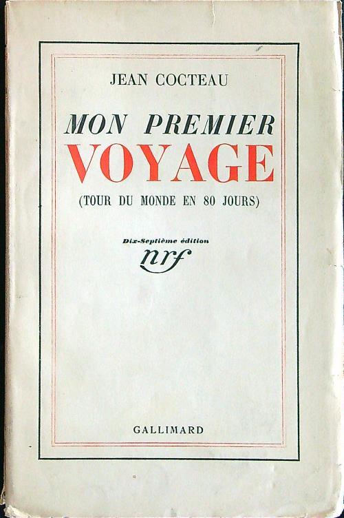 Mon premier voyage - Jean Cocteau - copertina
