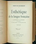 Esthetique de la langue francaise