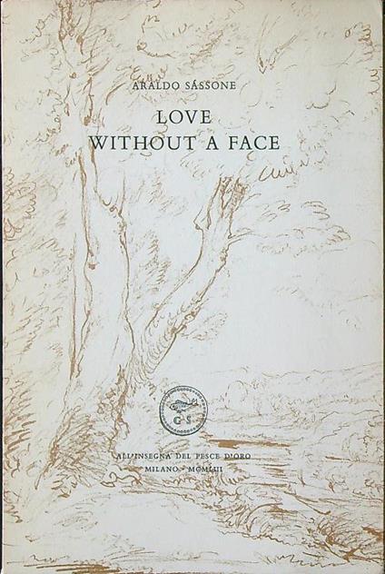 Love without a Face - Araldo Sassone - copertina