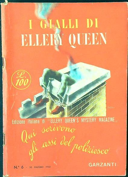 I gialli di Ellery Queen n. 6/30 giugno 1950 - copertina