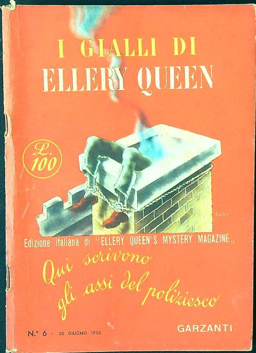 I gialli di Ellery Queen n. 6/30 giugno 1950 - copertina