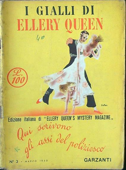 I gialli di Ellery Queen n. 3/marzo 1950 - copertina