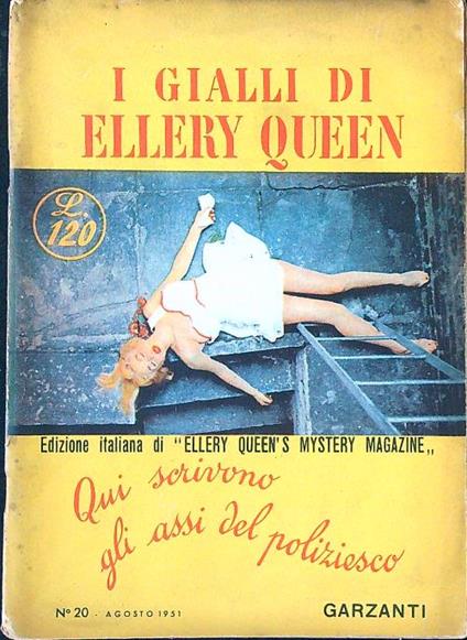 I gialli di Ellery Queen n. 20/agosto 1951 - copertina