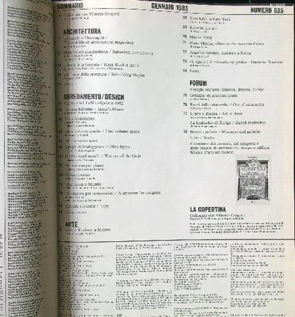 Domus raccolta anno 1983 - parte 1 - copertina