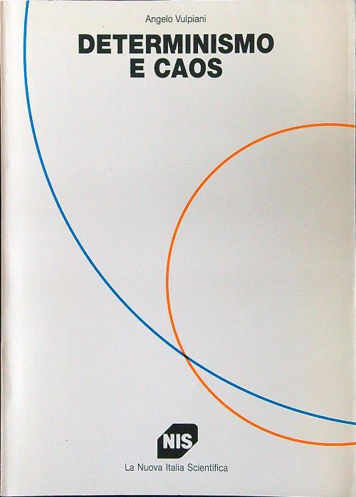 Determinismo e caos - Angelo Vulpiani - copertina