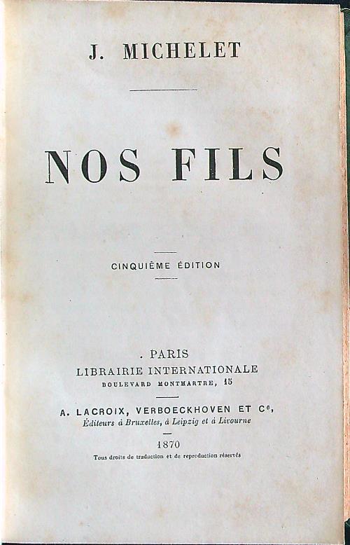 Nos fils