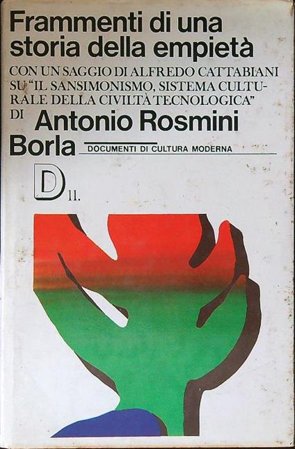 Frammenti di una storia della empietà - Antonio Rosmini - copertina