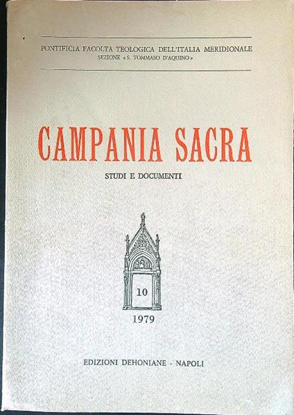Campania sacra. Studi e documenti - copertina