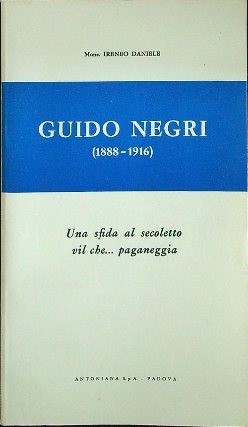 Guido Negri - copertina