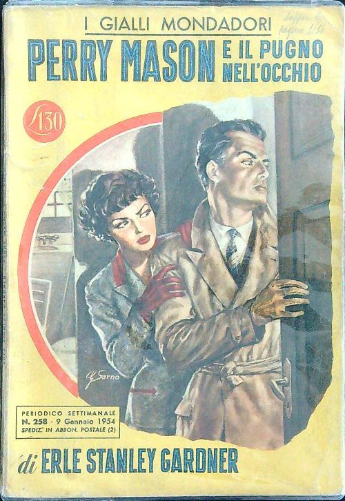Perry Mason e il pugno nell'occhio - Erle S. Gardner - copertina
