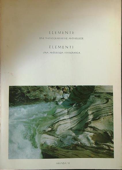 Elemente - Elementi: una antologia fotografica - Gianni Bodini - copertina