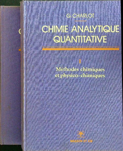 Chimie analytique quantitative 2vv - copertina