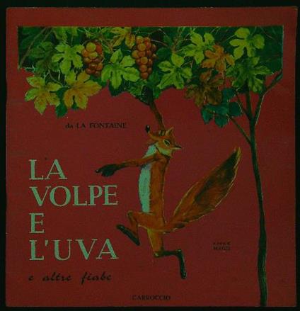 La volpe e l'uva - Jean de La Fontaine - copertina