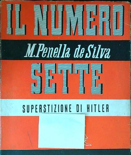 Il numero sette. Superstizione di Hitler - copertina