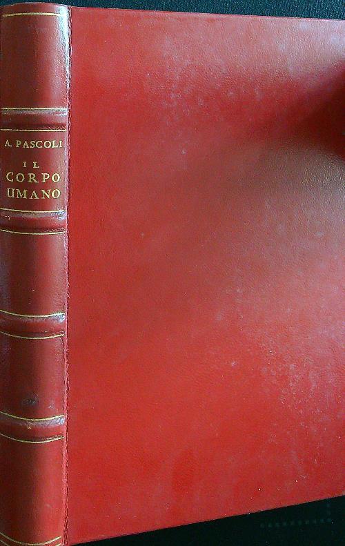 Il corpo umano - Giovanni Pascoli - copertina
