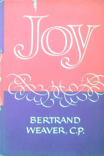 Joy - Bertrand Weaver - copertina