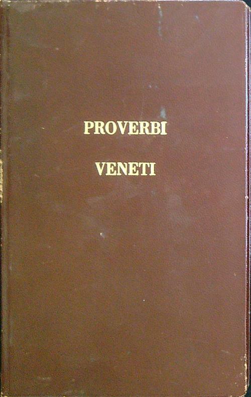 Proverbi veneti - copertina
