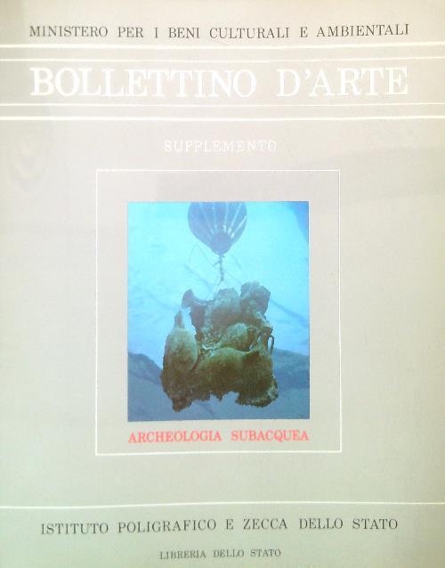Bollettino d'Arte - Supplemento 4/1982 - copertina